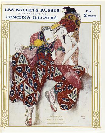 BAKST, LÉON; et al; BALLET RUSSES. Collection Plus Beaux Numéros de Comoedia Illustré et des Programmes consacrés aux Ballets ...